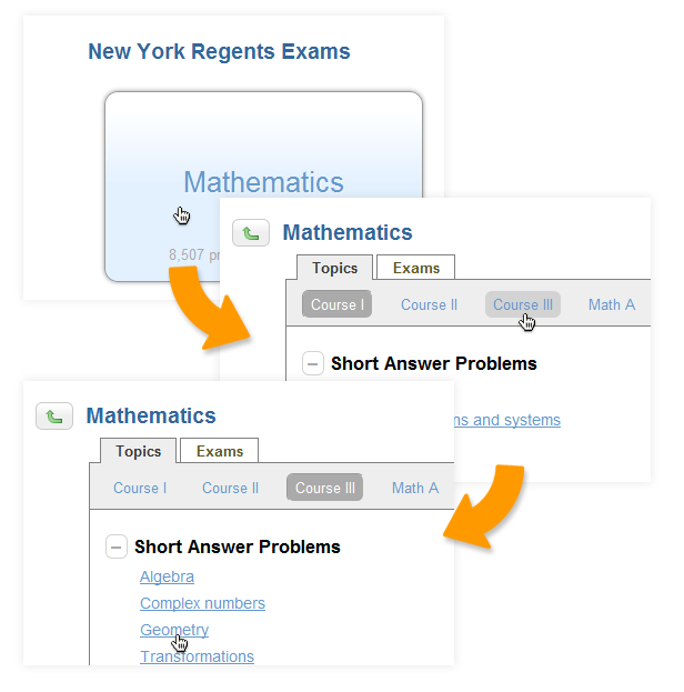 Selecting problems