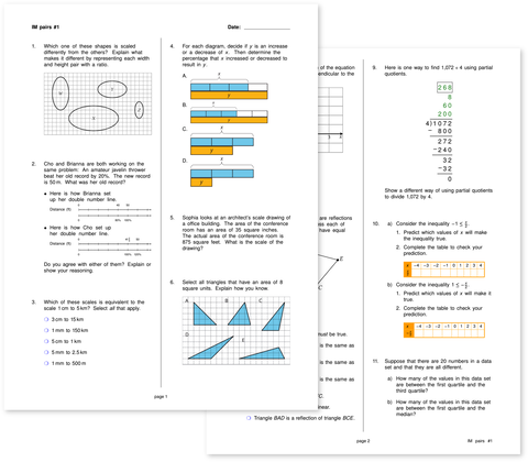 IM sample parallel forms