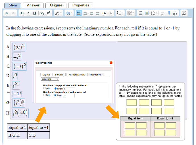 table drop columns