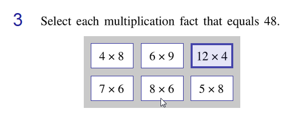 multi-select buttons