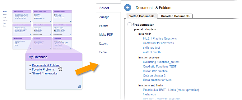 my database docs folders